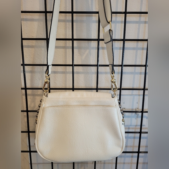 Juicy Couture Studded Moto Rocker Off White Crossbody Bag - Picture 6 of 10